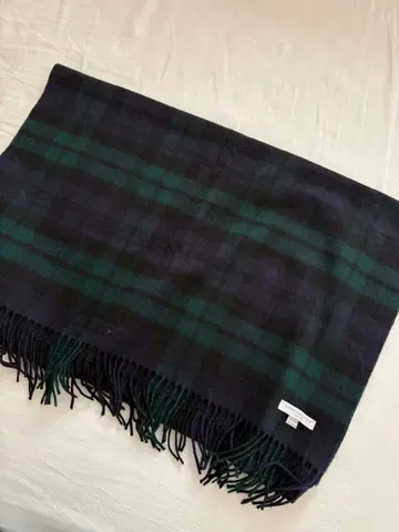 캐시미어 100% 1 시즌 착용 존스턴즈 대형 스톨