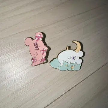 디즈니 할로윈 정글 카니발 핀 배지 유령 2종 세트