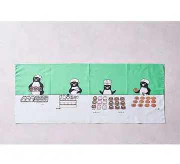 Suica 펭귄 사카자키 치하루 수건 손수건 디저트