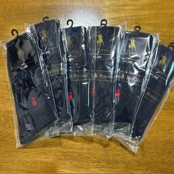 Burgray 네이비 삭스 6족 세트