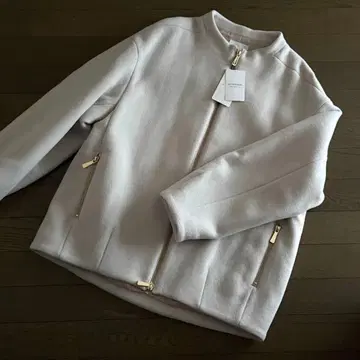 NOBLE MTR 레이즈드 넥 지퍼 코트 노블