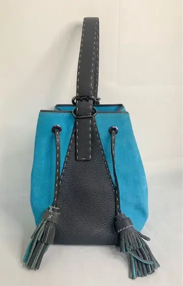 새상품급 루노펠그리노 가죽 원숄더백 블루 계열 고급 브랜드