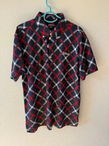 Titleist 체크 무늬 피케 셔츠