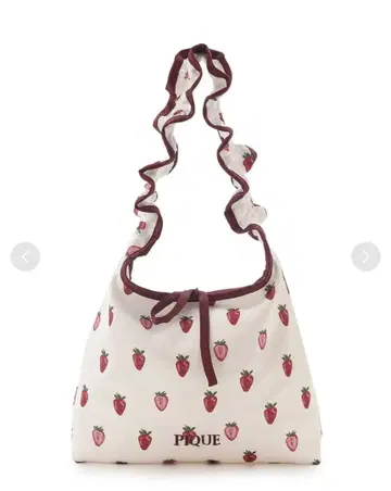 젤라또피케 스트로베리 패턴 미니백