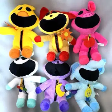 POPPY PLAYTIME 스마일링 크리쳐스 봉제 인형 6종