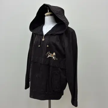 CARA O CRUZ 스웨이드 느낌 자수 자켓 사이즈 9 캐라오크루스