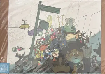 디즈니 아트전 주토피아 원화 시트 주디 닉