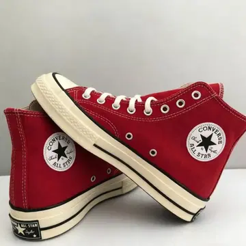 [ 미사용 새상품 ] 한정판 CT70 빨간색 하이컷 27.5cm