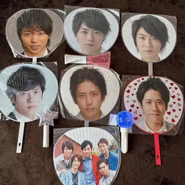 아라시 라이트 부채 세트