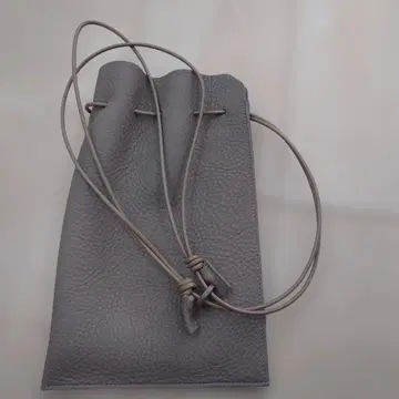 ITTI 그레이지 가죽 복조리형 숄더백