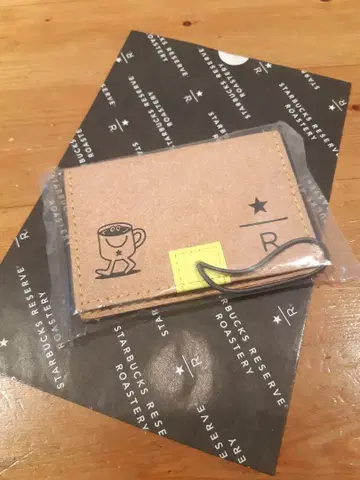 스타벅스 리저브 로스터리 빔즈 콜라보 코인 케이스 가죽