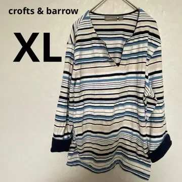 가격 인하 환영 crofts & barrow 스트라이프 긴팔 튜닉 XL