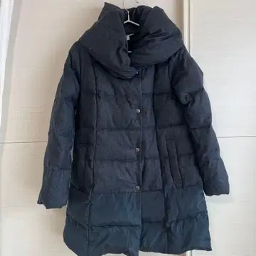 다크 네이비 13호 다운 자켓 롱 코트 EMMAJAMES