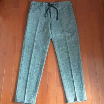 어반 리서치 로쏘 그레이 울 팬츠 밴딩