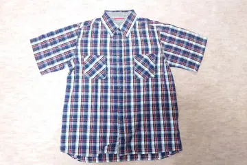 체크 무늬 반팔 셔츠 3