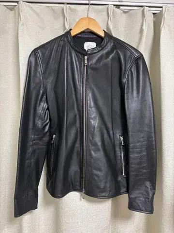 UNITED TOKYO 램 가죽 싱글 라이더