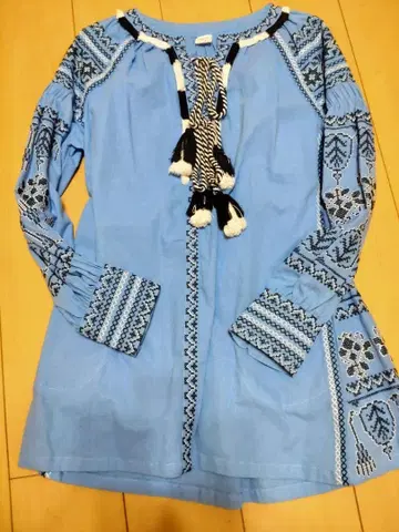 새상품급 자수 긴팔 셔츠