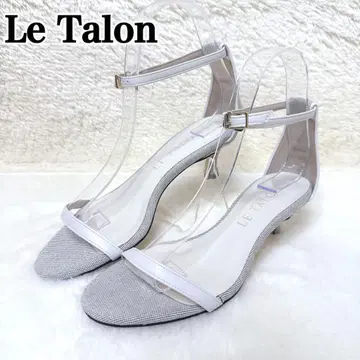 [ Le Talon ] 루탈론 5cm 얇은 스트랩 샌들 내추럴