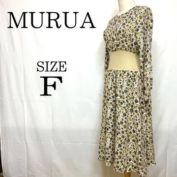 MURUA 원피스 루즈핏 귀여운 오샤레 개더