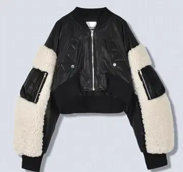 새상품 OMMO SLEEVE BOA SHORT MA-1 블랙