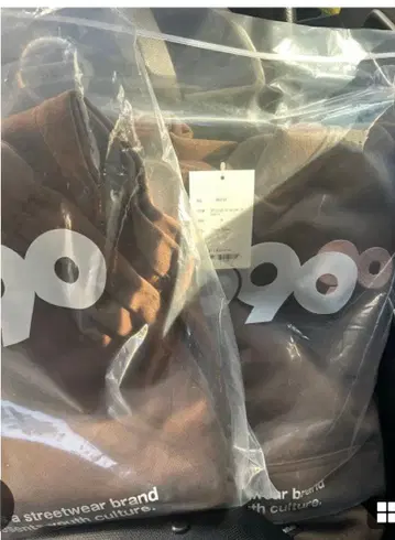 9090 90 Logo Original Hoodie 셋업 brown