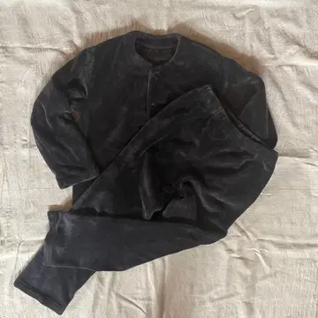 [ 무인양품 ] MUJI 따뜻한 파이버 입는 담요 파자마 셋업