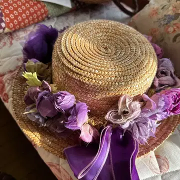 실크 플라워 럭셔리 사용의 캉캉 모자