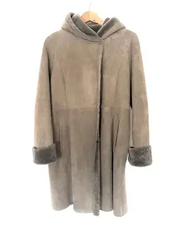 [ theory luxe ] 무스탕 코트 양가죽 38