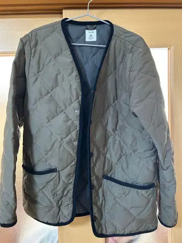 TAION 퀼팅 자켓 올리브