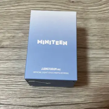 miniteen 정한 응원봉 키링
