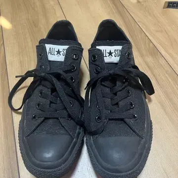 CONVERSE ALL STAR 블랙 로우컷 스니커즈