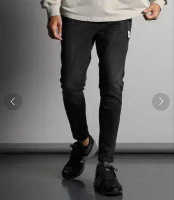 더 더퍼 오브 세인트 조지 입체 재단 이지 데님 팬츠 블랙 S