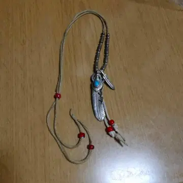 Tady&king 은색 줄 터키석 포함 페더 세트 [ USED ]