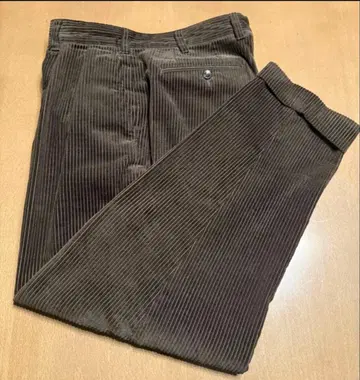 MORLES 코듀로이 슬랙스 L 사이즈 브라운 모아레스 빔즈