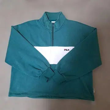 FILA 하프 지퍼 트레이닝복 M 그린