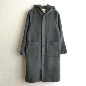 BEAMS BOY 빔즈 보이 울 모사 후드 코트 롱 코트