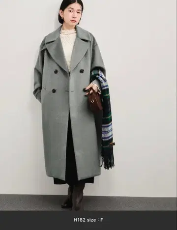 미사용 새상품 택 포함 LE CERCLE par rope' 롱 코트