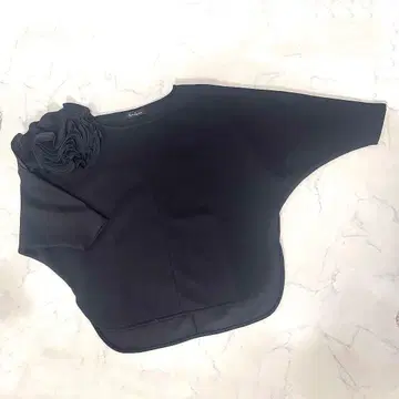 새상품급 앙코 키네 플라워 모티브 블랙 블랙