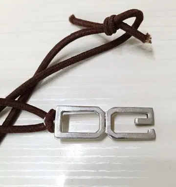 DG 로고 목걸이 실버