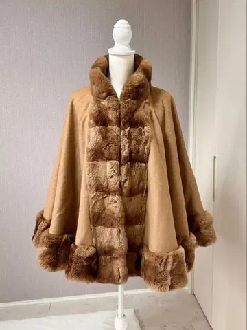 일본 의류 기모노 베이지 코트 [ 중고 ]