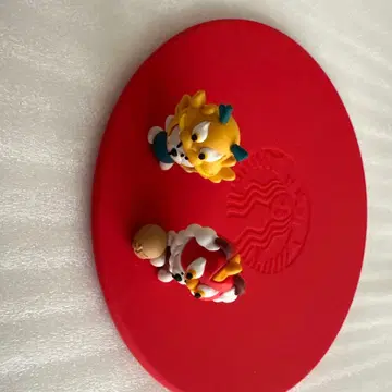 스타벅스 스벅 실리콘 플레이트 사자춤과 오니