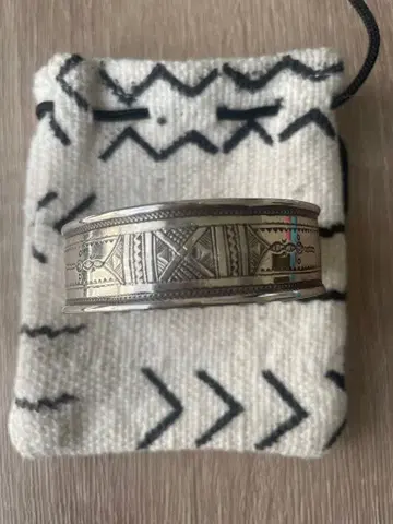 투아레그 실버 Adawat'n Tuareg 뱅글 남성용 새상품급