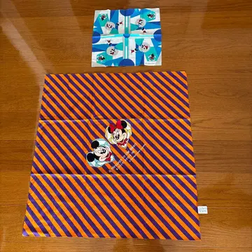 디즈니 미키 미니 대형 크로스 손수건 세트