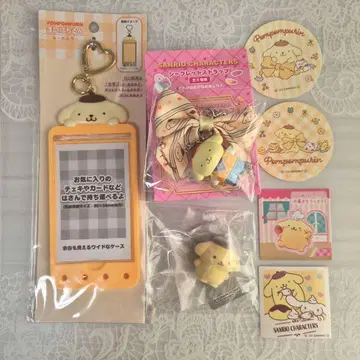 폼폼푸딩 마이파치룬 키링 산리오 학원 반짝임부 스트랩