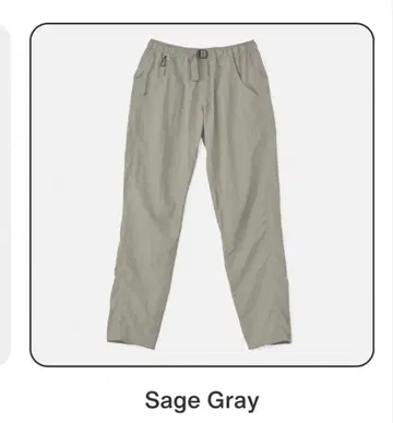 5-Pocket Pants Sage Gray S-Tail