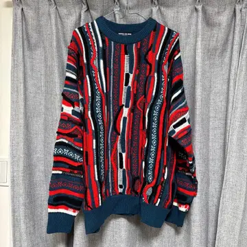 로데오 크라운즈 기하학 패턴 니트