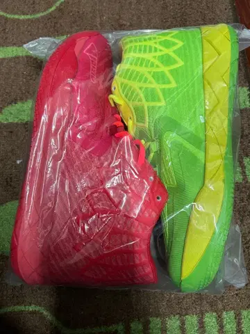 TAYGUM 농구화 빨간색/그린 남성용