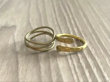 놋쇠 골드링 2세트