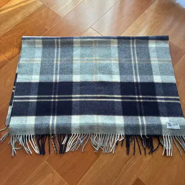 존스톤즈 대형 스톨 캐시미어 100% 실버 벤노크베인