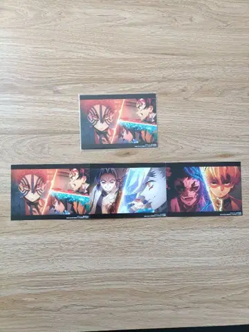 귀멸의 칼날 무한성편 입장객 혜택 제1장 아카자 재래 엽서 2세트